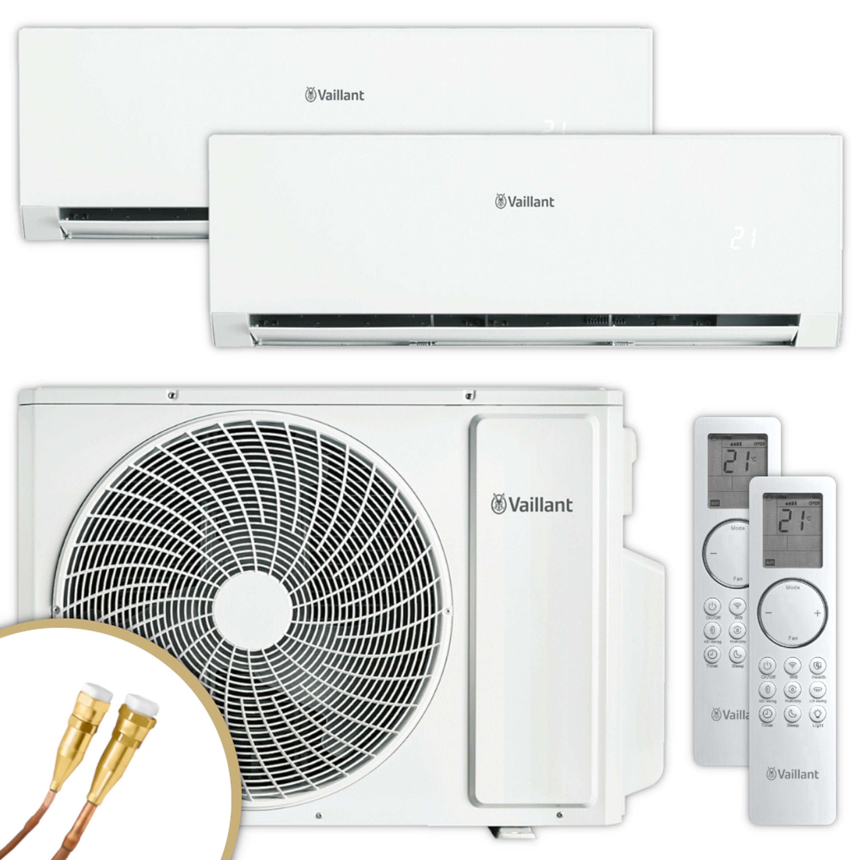 Klimagerät VAM1-050A2NO + VAIP1-025WNI + VAIP1-035WNI