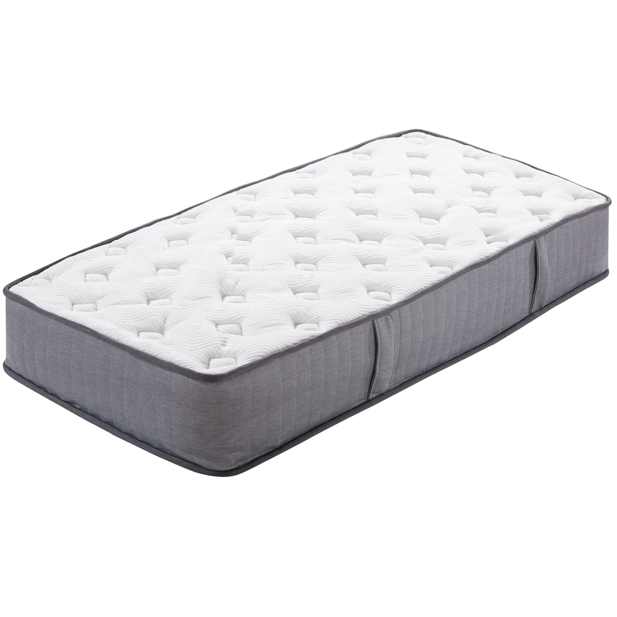 HOMCOM Matratze 90x200 cm 25,8 cm Höhe 7-Zonen ergonomisch mit abnehmbarer waschbar Bezug