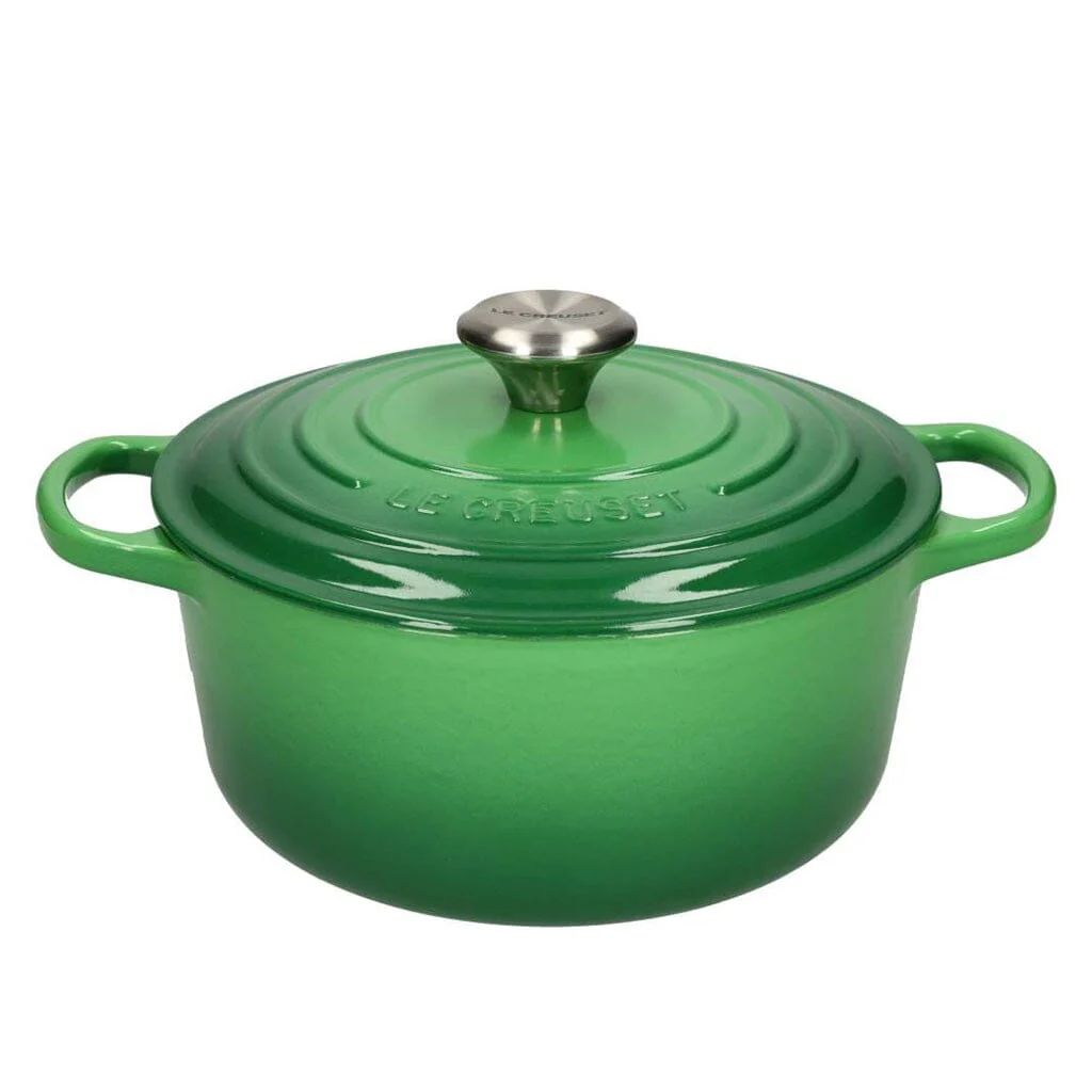 2025 Le Creuset - Sartén para asar / guisar Signature redonda Bamboo 24 cm 4,2 l