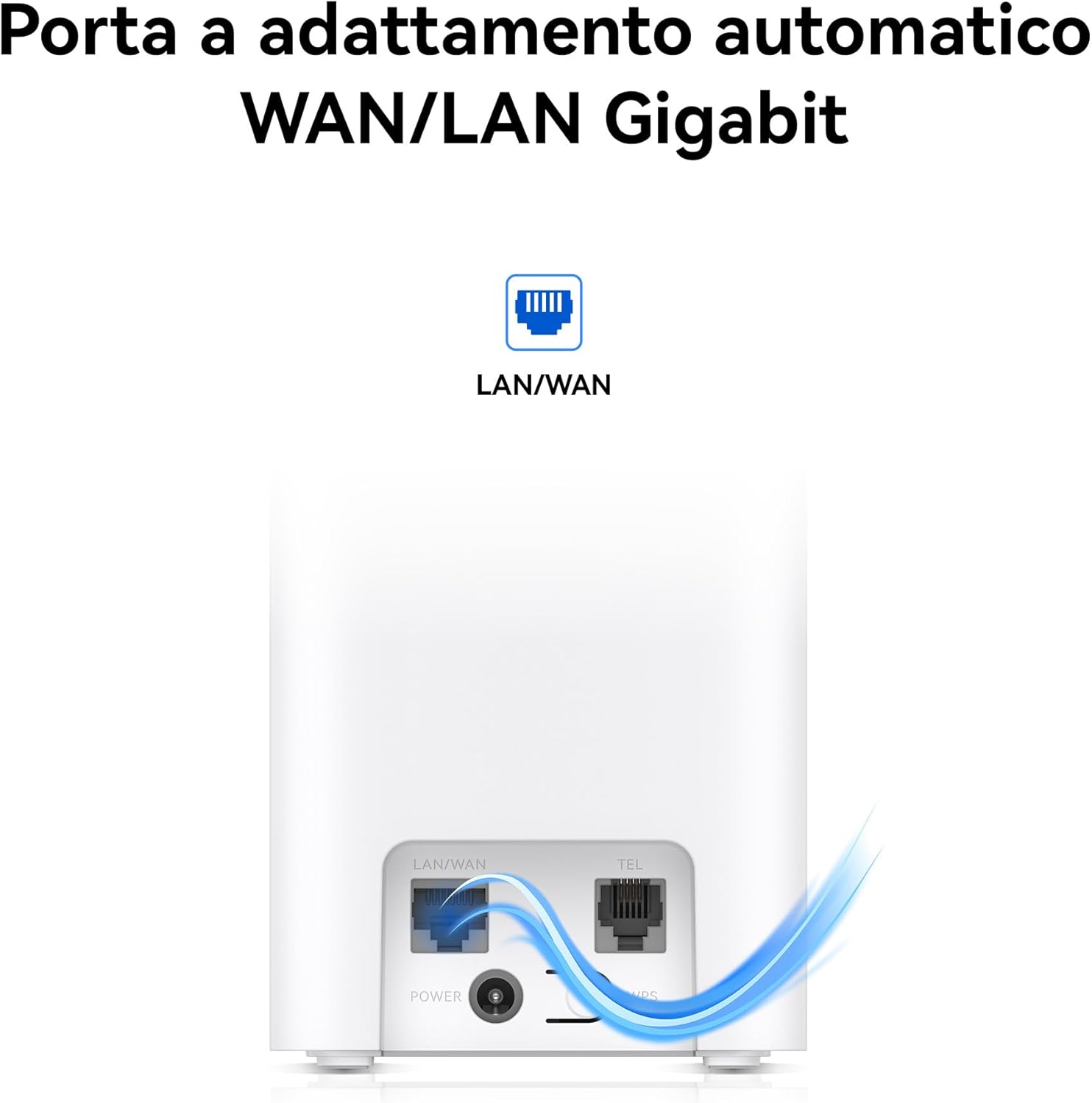 5G CPE 5s, H153, Router SIM 5G, Wi-Fi 6 AX3000, DL 3600 Mbps/UL 500 Mbps, antenna ad alto guadagno a 9 dBi, porta LAN/WAN, diagnosi Wi-Fi visualizzata, Mesh+ per la banda larga domestica