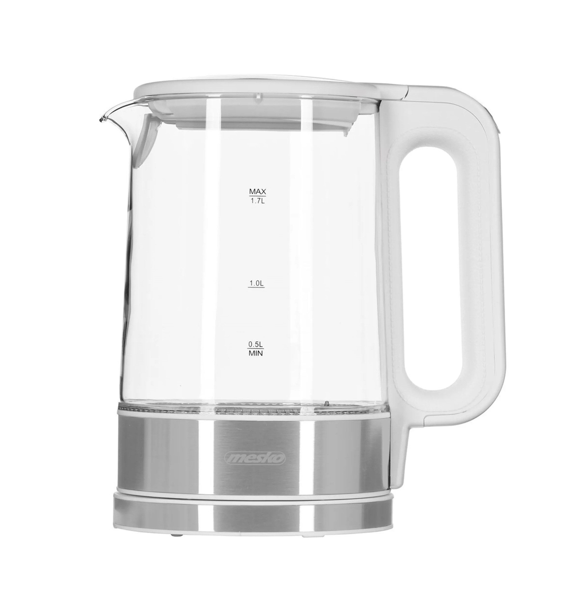 Wasserkocher MS 1301 1,7 L - 2200 W, mit Temperaturregelung & Warmhaltefunktion