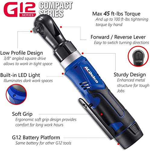 ACDelco ARW1209 K15 Serie G12 12V Li ion Cordless 3/8