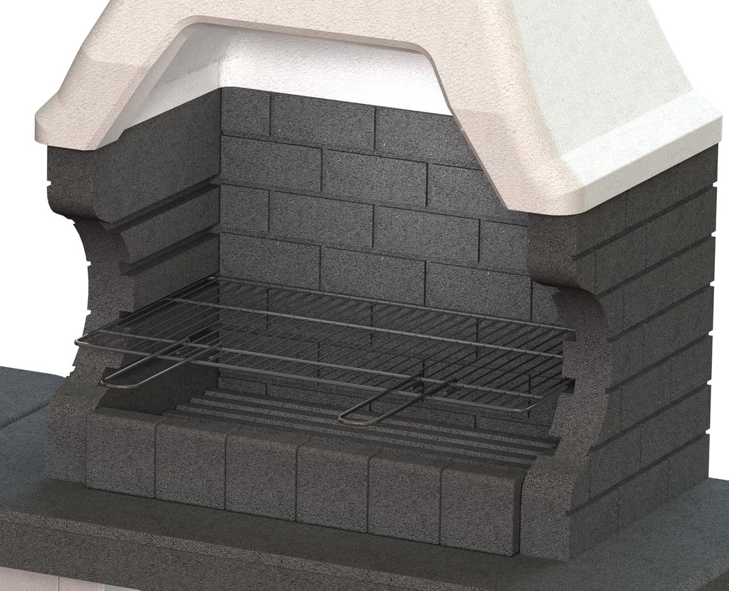 BARBECUE GARDEN GRILL CARBONELLA/LEGNA/CON PRATICO RIPIANO