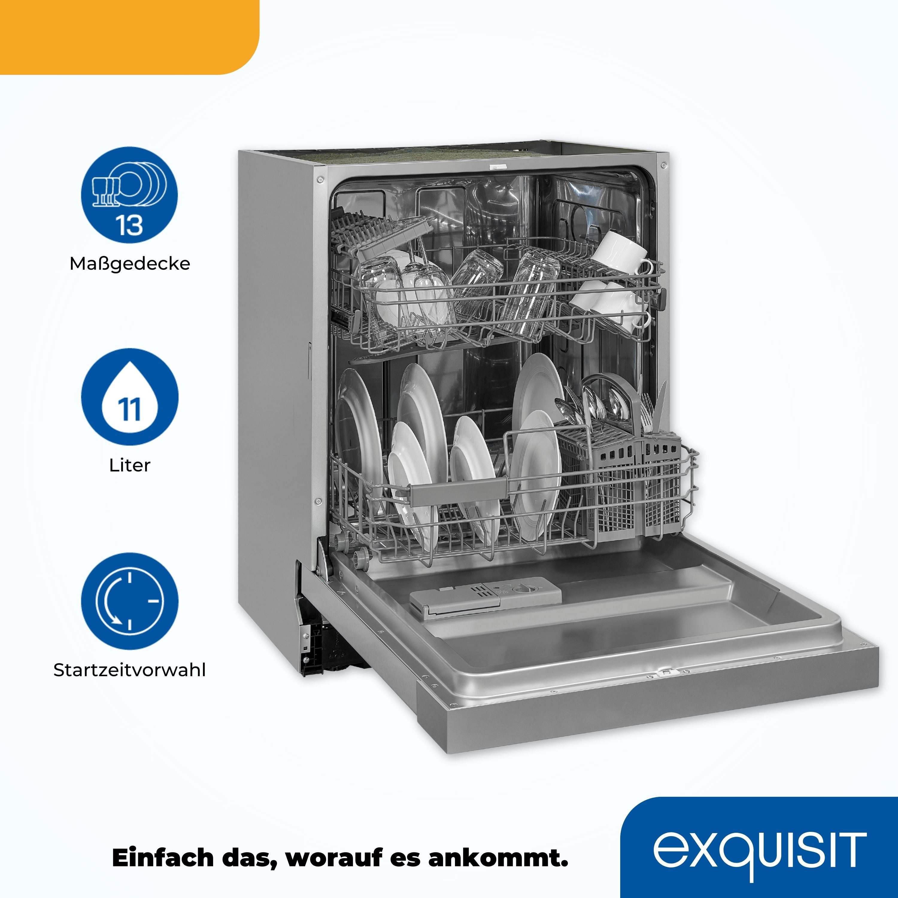 Unterbaugeschirrspüler EGSP9313-EF-030E inox