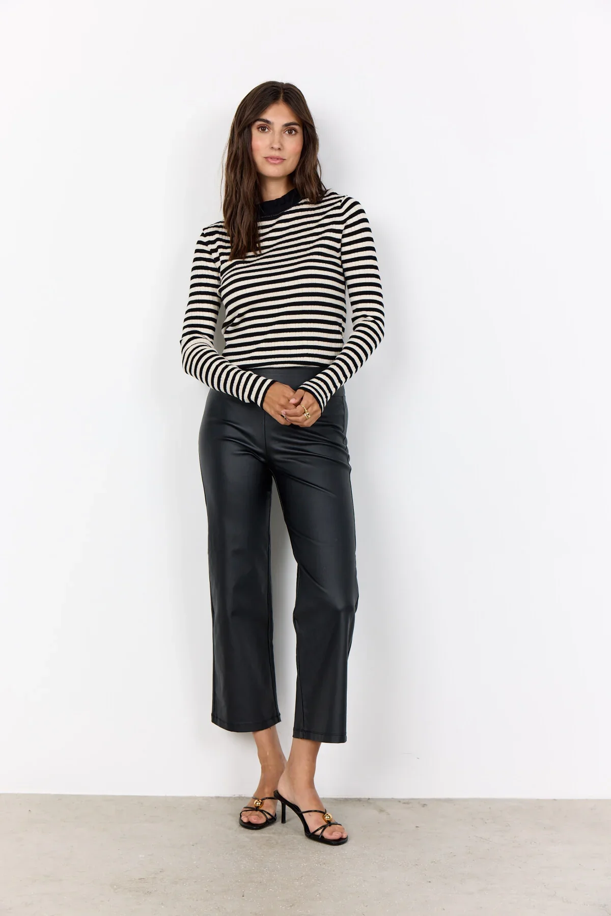 Soya Concept Pam Pleather Trousers