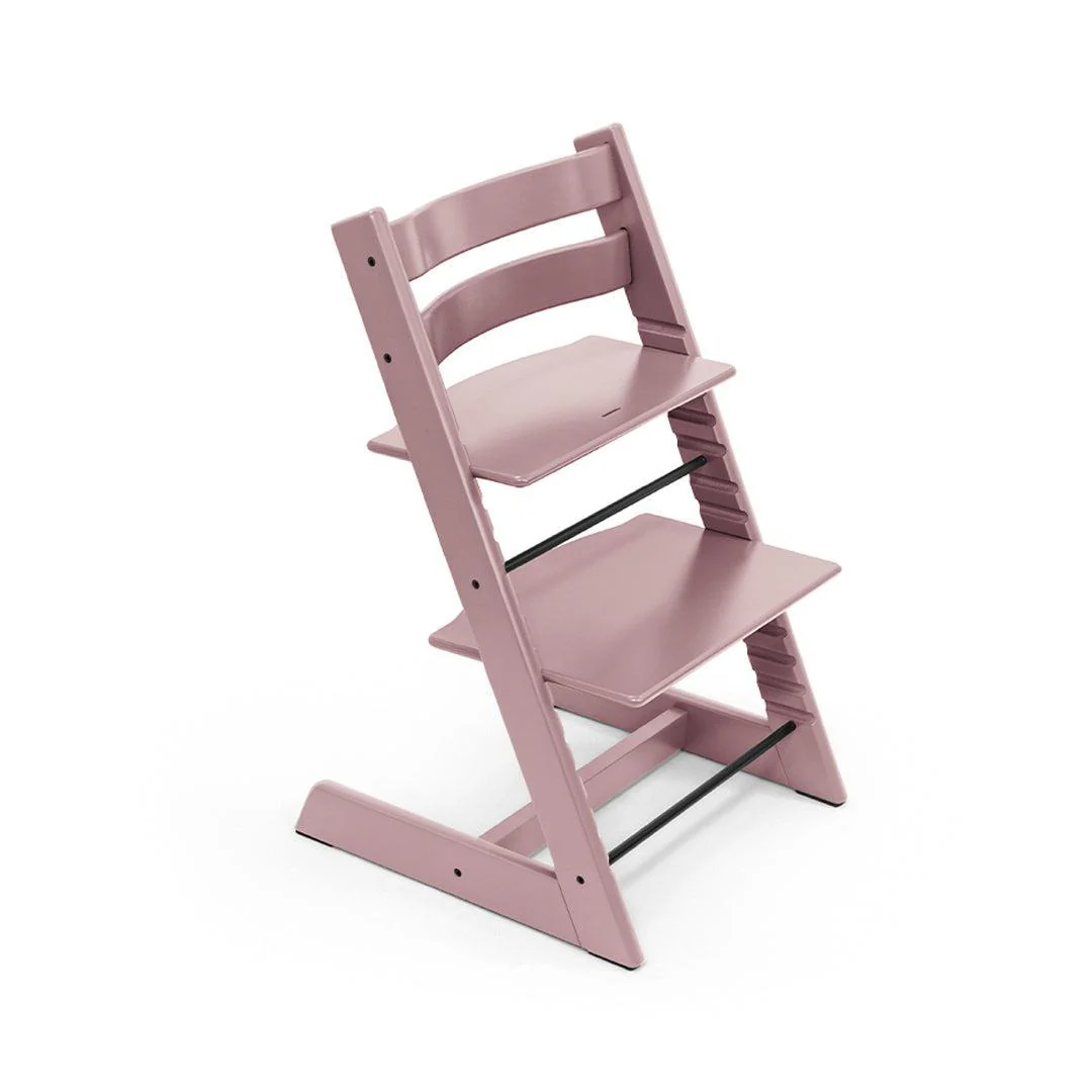 Seggiolone Stokke Tripp Trapp – Sedia per bambini regolabile in altezza e che cresce con il bambino, in Heather Mauve, ergonomica