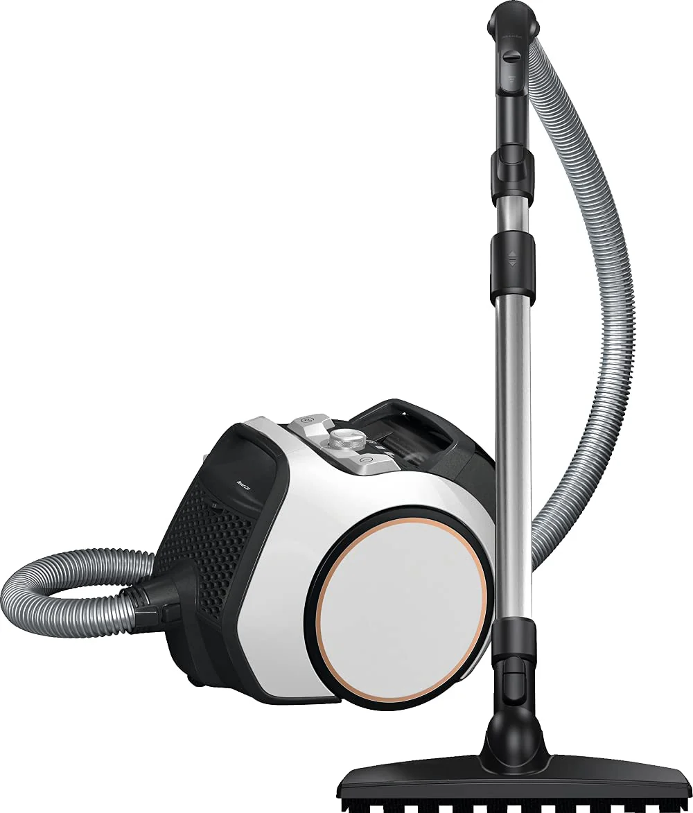Bagless cylinder corded vacuum cleaner, powerful, compact and agile