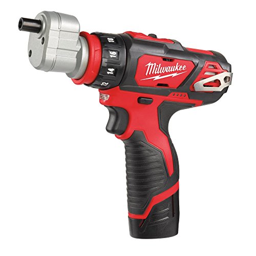 Milwaukee M12BDDXKIT 202C M12 4 in 1 Drill Driver Kit (2 batterie agli ioni di litio da 2,0 ah, caricabatterie, mandrino da 10 mm e testine extra) : Fai da te