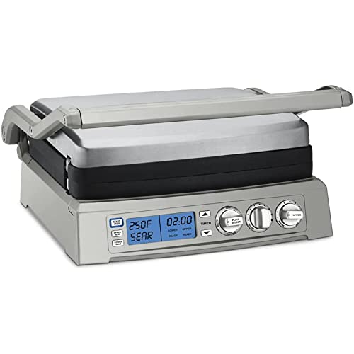 Cuisinart GR 300WSP1 Elite Griddler/Grill Stainless Steel Bundle with 2 YR CPS Enhanced Protection Pack: Home & Kitchen