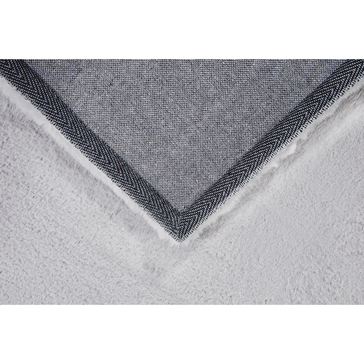 Homcom Teppich Grau 60 x 120 x 3,5 cm