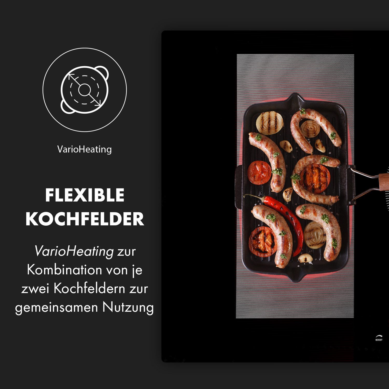 Induktions-Kochfeld Delicatessa 90 Hybrid