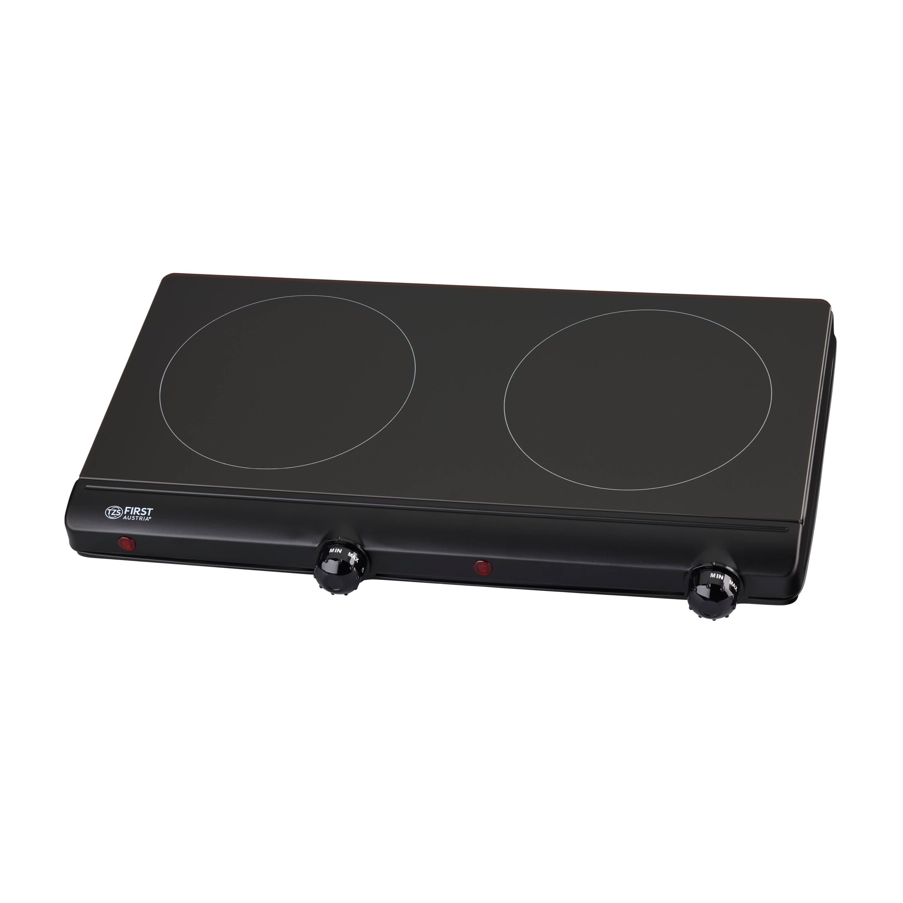 Doppelkochplatte Infrarot Kochplatte, 2500W, Glaskeramik, stufenlose Temperaturregelung