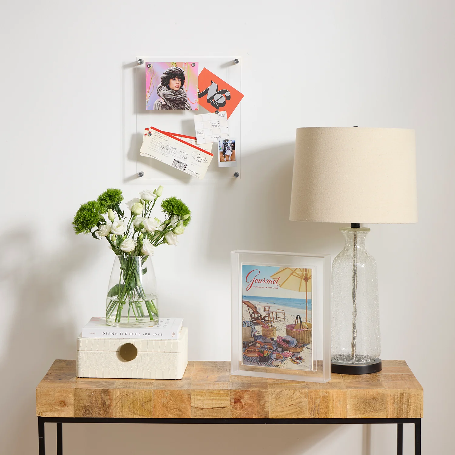 Case Packs of Acrylic Magnet Memo Boards + Magnets