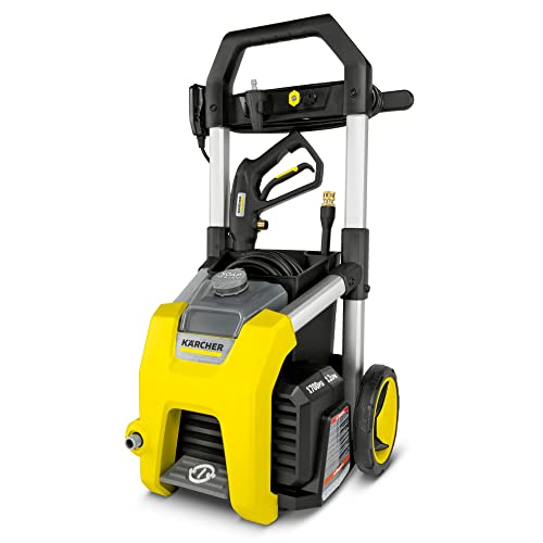 2025 Kärcher Hidrolimpiadora eléctrica TruPressure 1700 PSI – Presión máxima 2125 PSI