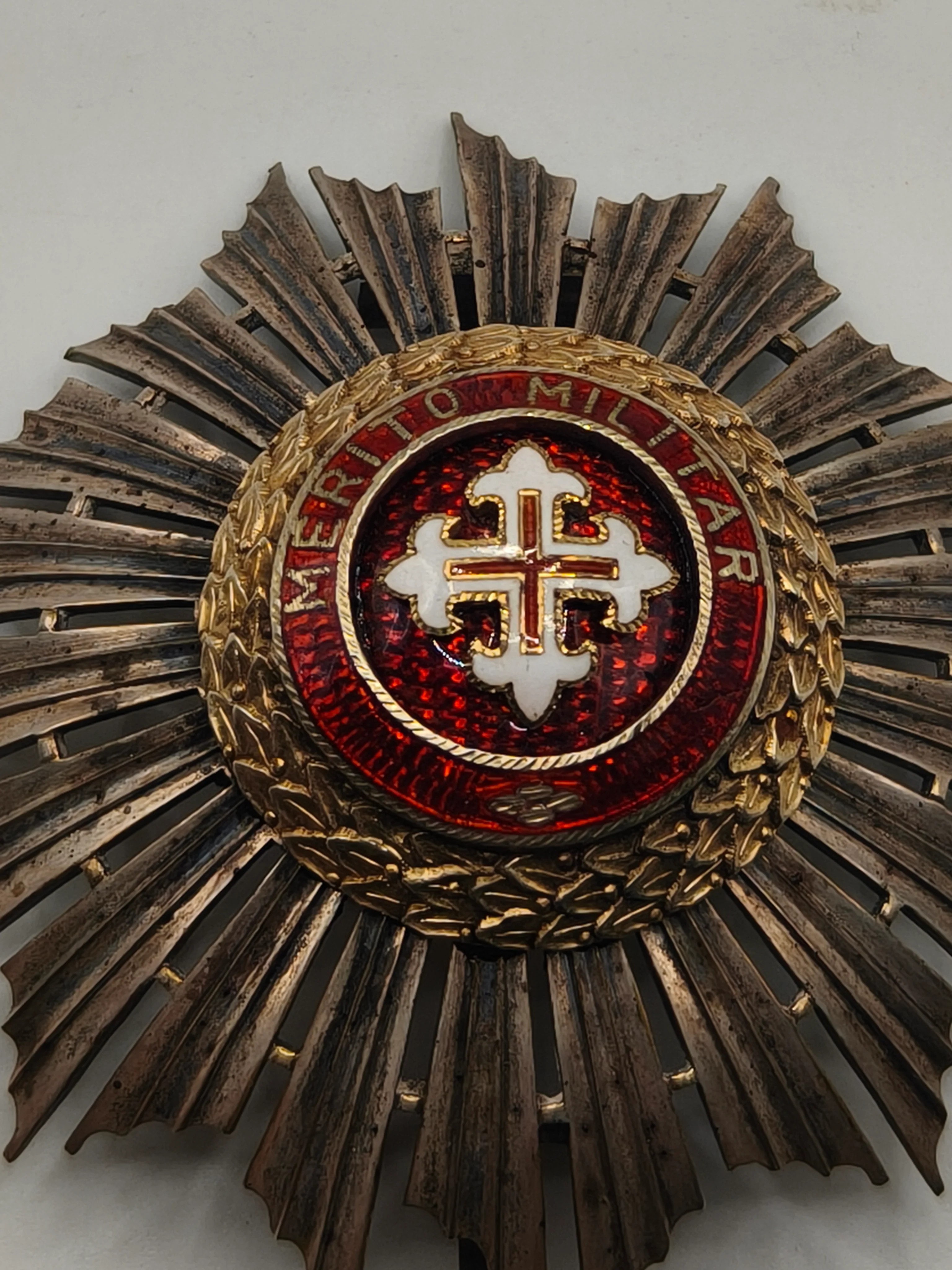 Military merit order medal cross. Portugal