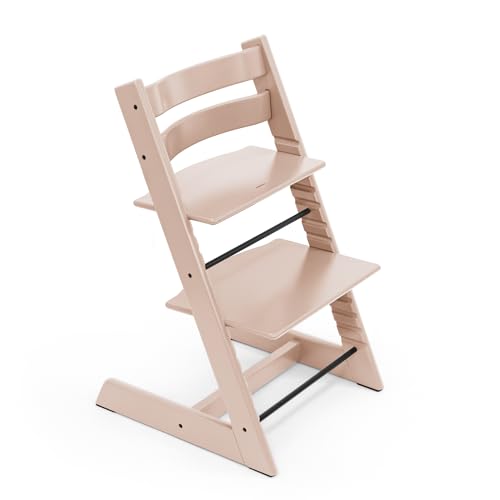 Stokke, sedia Tripp Trapp, rosa, regolabile, evolutiva, per neonati, bambini e adulti, pratica, comoda ed ergonomica, design senza tempo : Prima infanzia