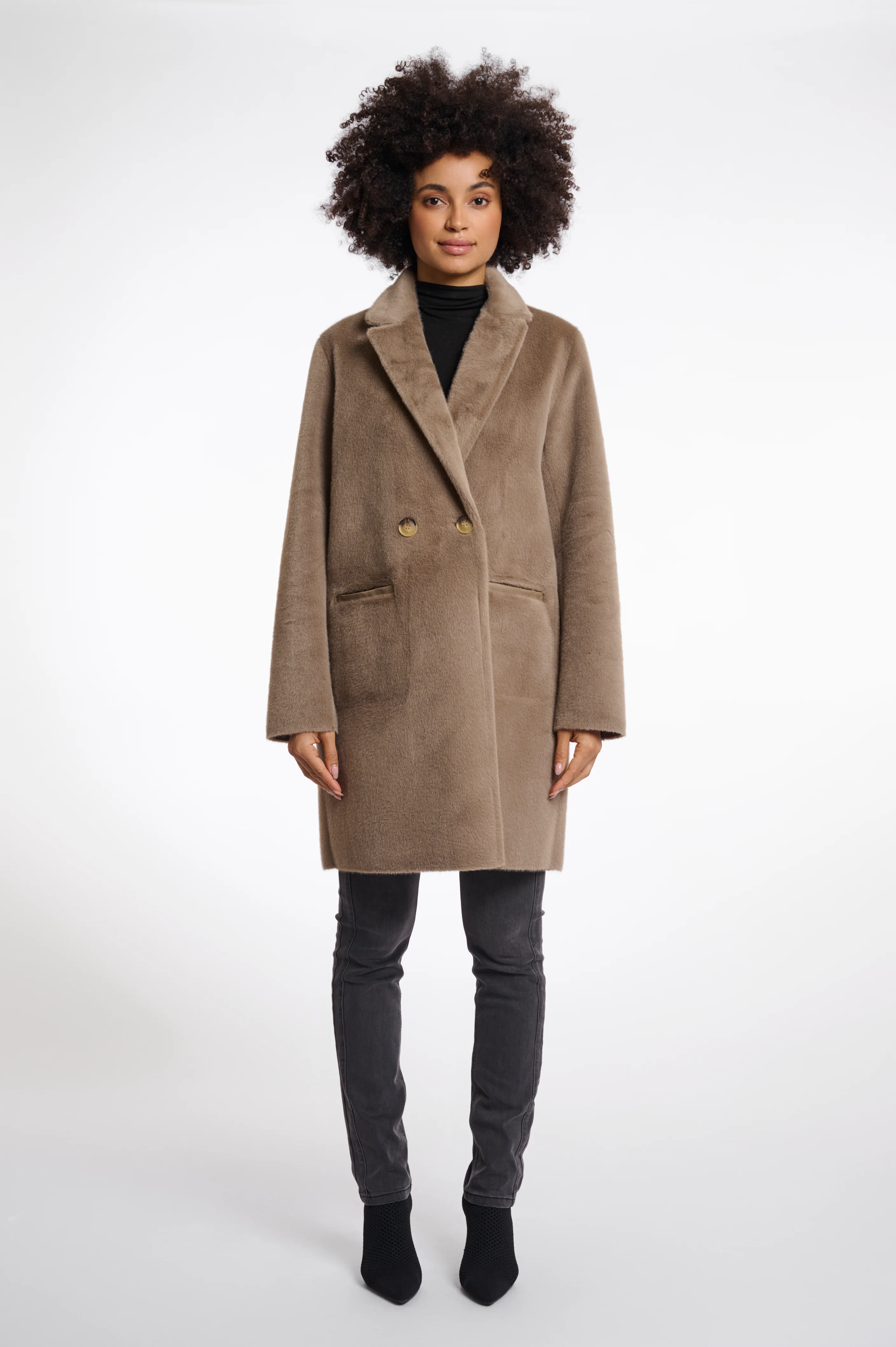 Rino & Pelle Ivon Reversible Fur Coat