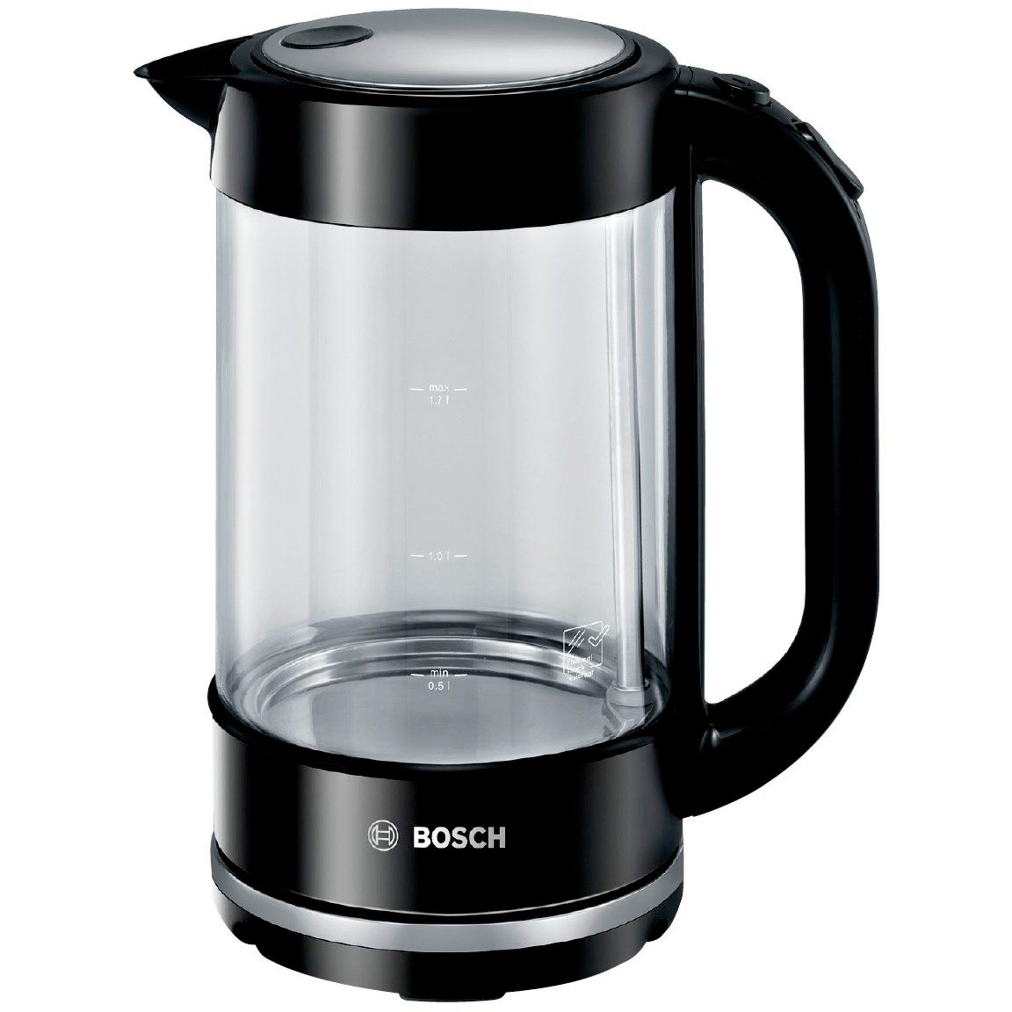 Wasserkocher Bosch TWK70B03 Wasserkocher Glas 1,7 l Schwarz