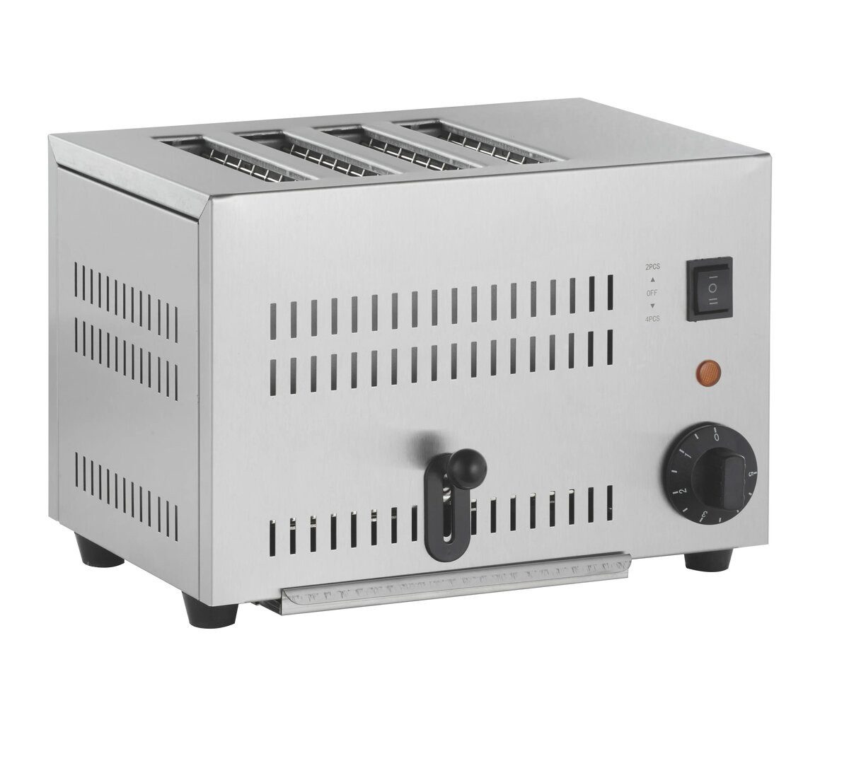 Tunnel-Toaster GastroHero Toaster mit 4 Schlitzen