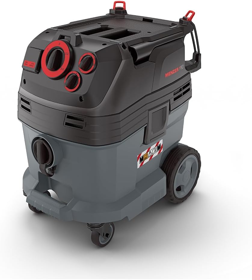 MENZER Aspiratore Industriale di Sicurezza VCM 530 PRO, Classe di Polvere M, 30 L.