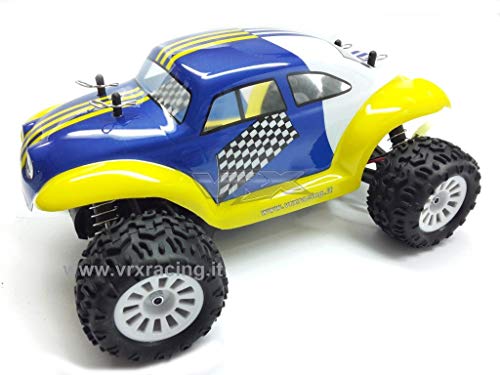 VRX Monster truck MAGGIOLINO BT BD scala 1/18 motore elettrico a spazzole RC 370 radio 2.4GHz RTR 4WD : Giochi e giocattoli