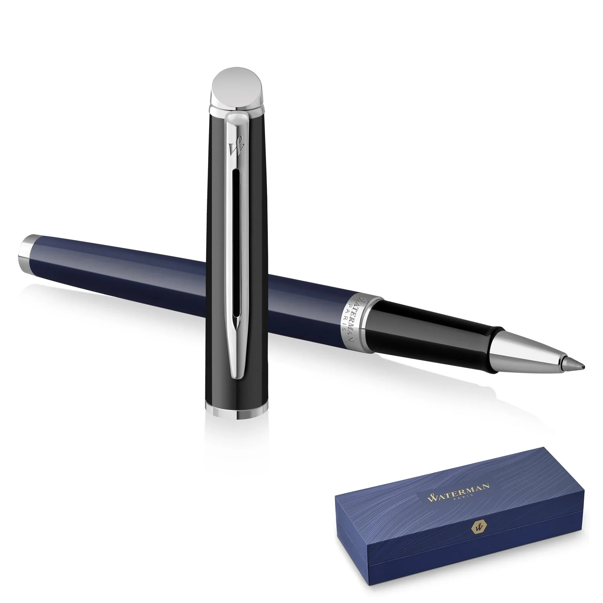 Waterman H��misph��re Color Block Black Blue Rollerball Pen