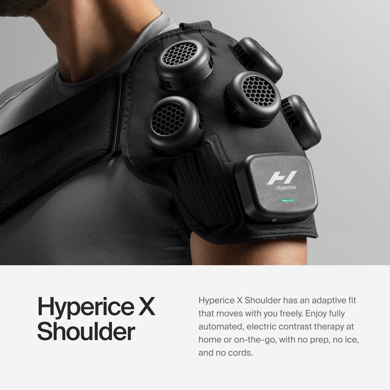 Hyperice X Shoulder Device – Heat & Cold Therapy for Pain Relief