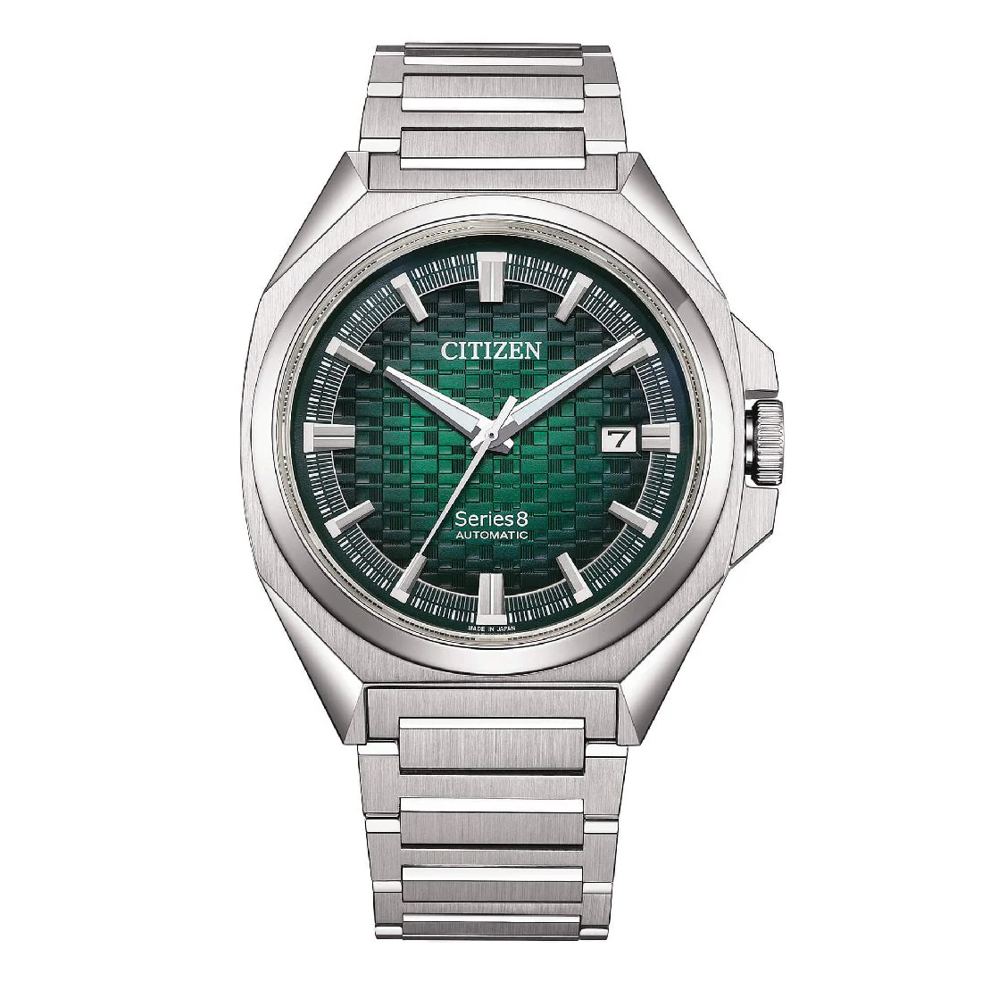Orologio Citizen NB6050-51W Serie 8 acciaio quadrante verde
