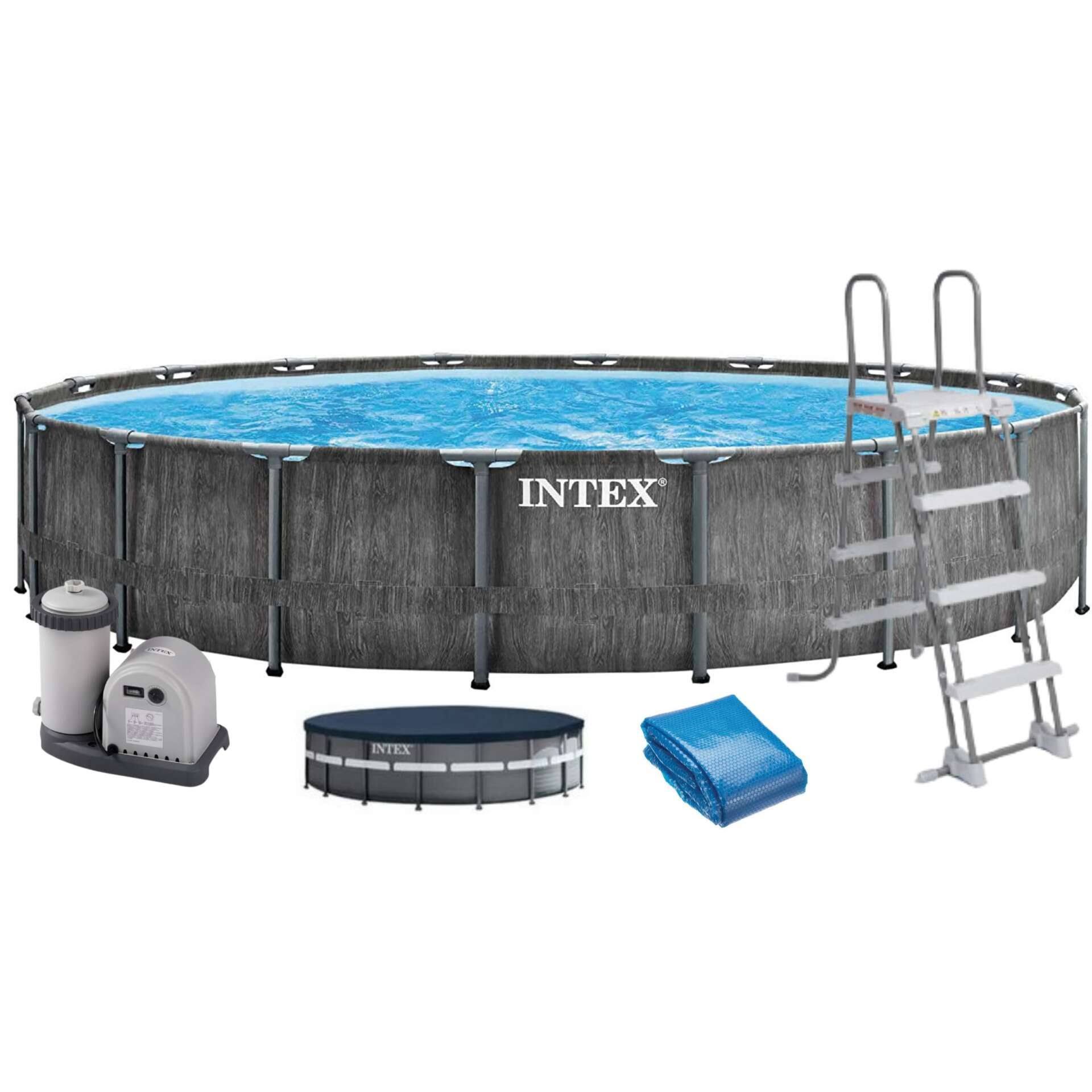 Intex Piscine tubulaire Baltik ronde 5,49 x 1,22 m