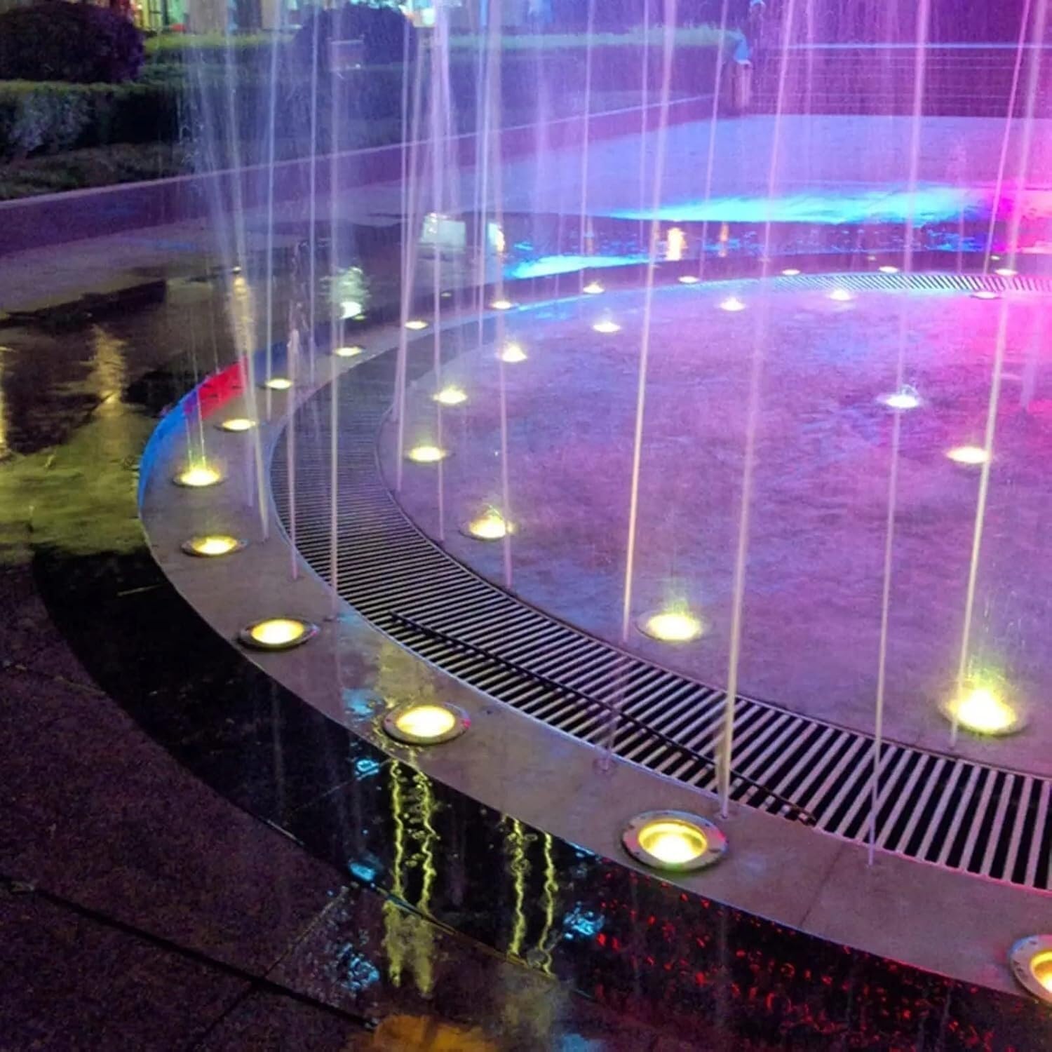 LED-Poolleuchte, Einbaustrahler, für unter der Erde, wasserdichte Landschaftsbeleuchtung für Garten, Brunnen, Teich, Hof, weißes Licht (36 W (12 V))