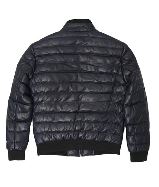 Julio Blac Bomber Puffer Jacket