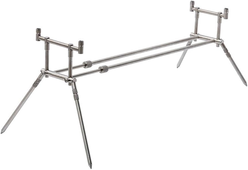 Prologic Stainless Steel 2 Rod Pod - Rodpod, Rutenauflage, Rutenhalter zum Karpfenangeln
