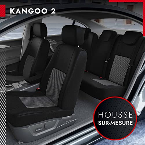 DBS 1011553 Coprisedili Auto / Vettura   Su Misura   Rifinizioni Alta Gamma   Montaggio Rapido   Compatibile Airbag   Isofix : Auto e Moto