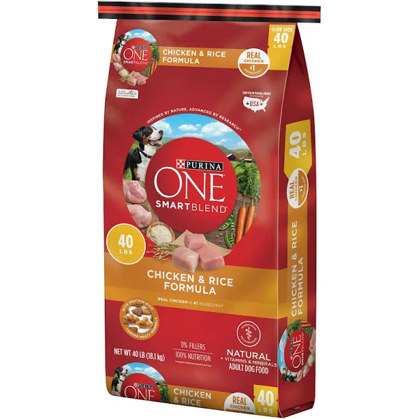 One Smartblend Dog Food, Chicken & Rice Formula, Adult, 40 Pounds   40 lb