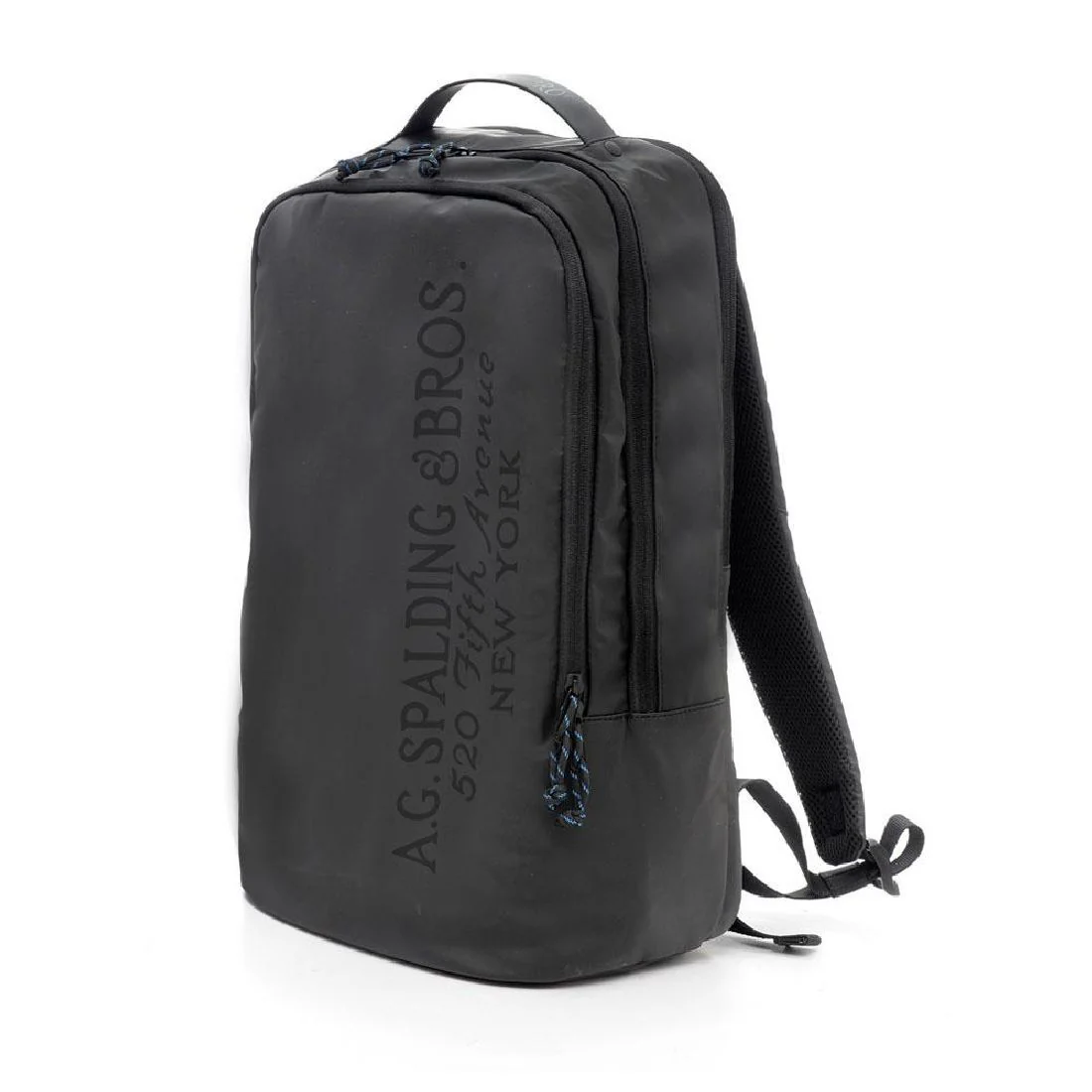 Zaino Spalding & Bros Round Rubber gommato nero 309381U900