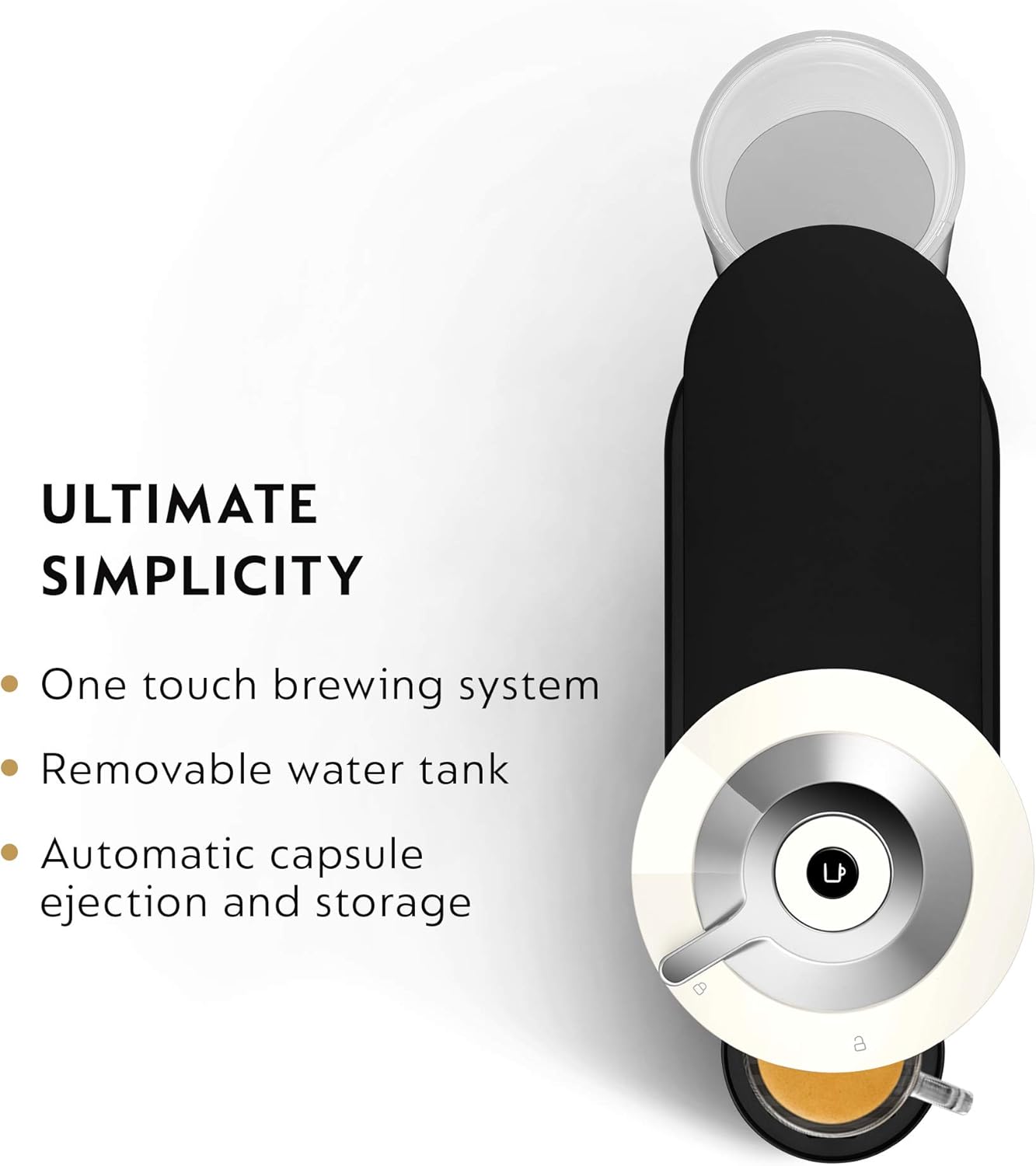 Nespresso Vertuo Next Coffee and Espresso Machine by De'Longhi, White, Compact, One Touch to Brew, Single-Serve Coffee Maker and Espresso Machine