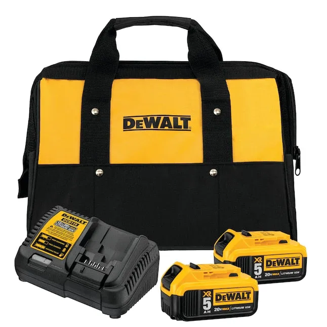2025 Kit de inicio de batería DCB205-2CK 20V Max con 2 baterías de 5.0Ah