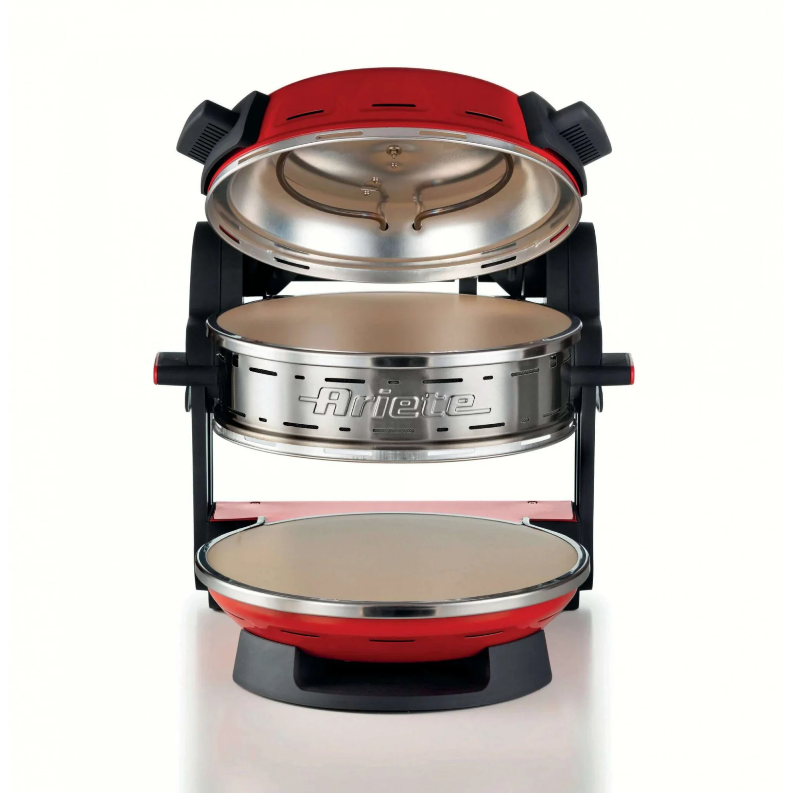 Ariete 927 Pizzeria Forno Pizza Doppio: 2300W, 400°C, 2 Pizze, Rosso