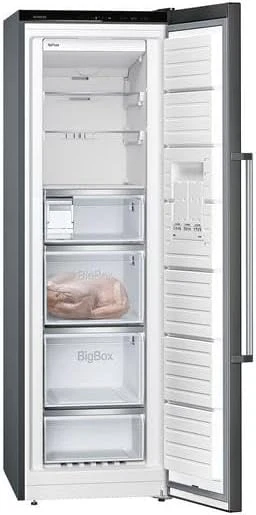 Siemens GS58NDWDP, iQ500 Freistehender Gefrierschrank, 191 x 70 cm, 366 L, noFrost, bigBox, LED-Innenbeleuchtung, superFreezing, varioZone für anpassbaren Gefrierraum, freshSense