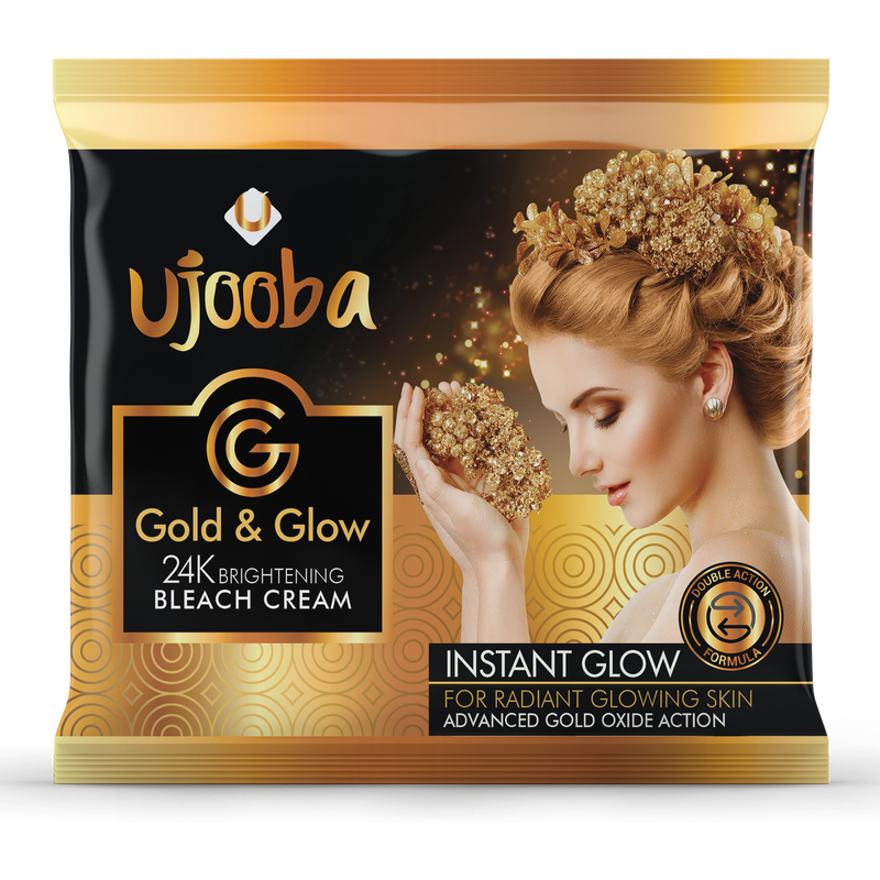 Ujooba 24k Gold & Glow Brightening Creme Bleach