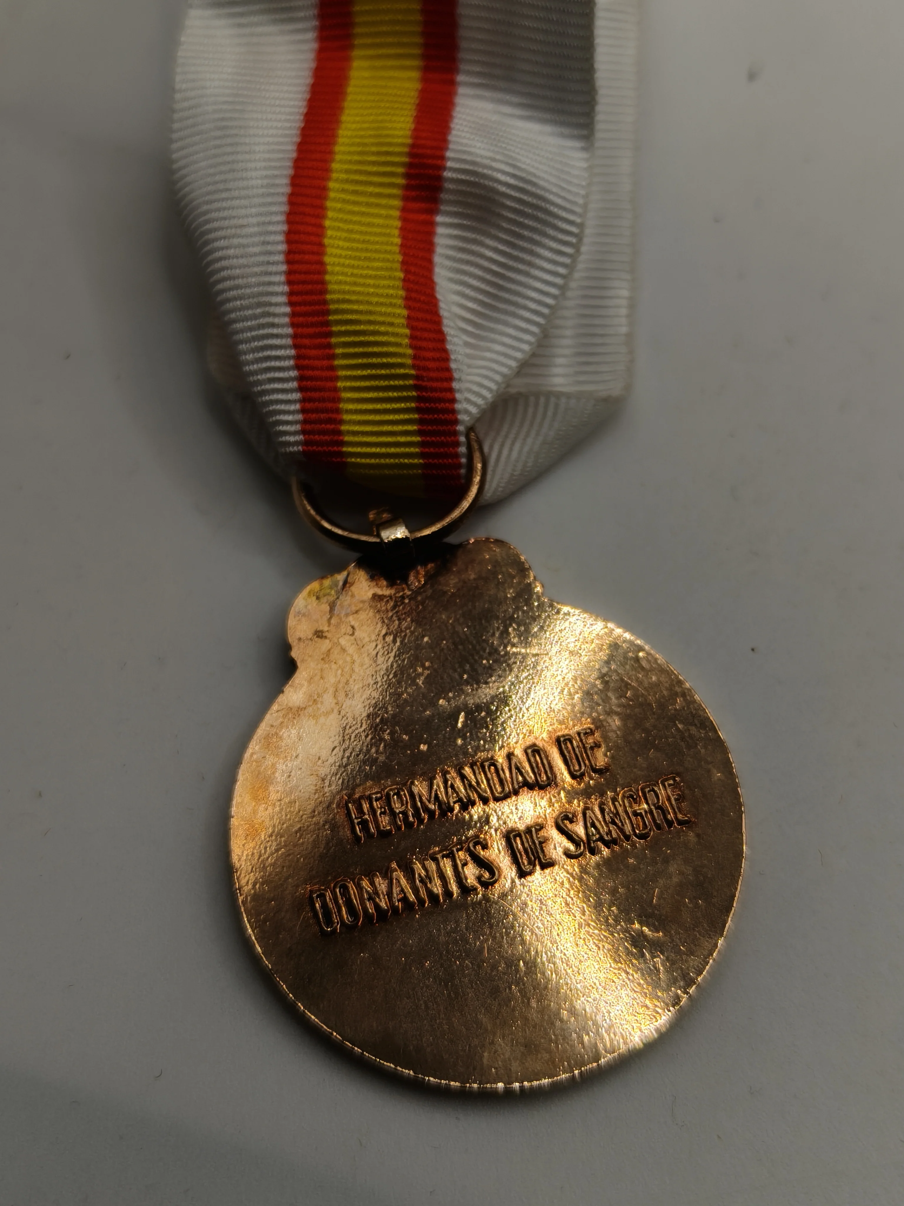 Medalla hermandad de donantes de sangre