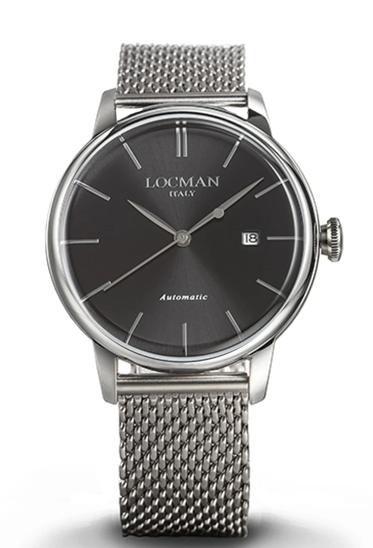 Locman 1960 automatico nero maglia milano 0255A01A-00BKNKB0