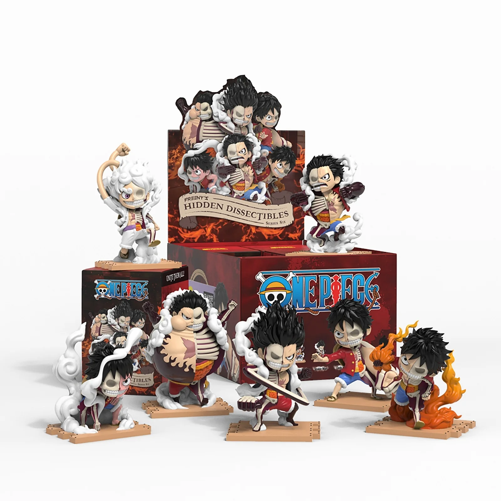 Mighty Jaxx: Freeny's Hidden Dissectibles – One Piece (Luffy Gears Edition)