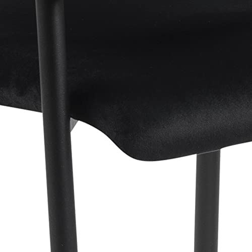 AC Design Furniture Lisette Sedia da Pranzo, Nero, H: 82 x B: 54 x T: 55 cm : Amazon.it: Casa e cucina