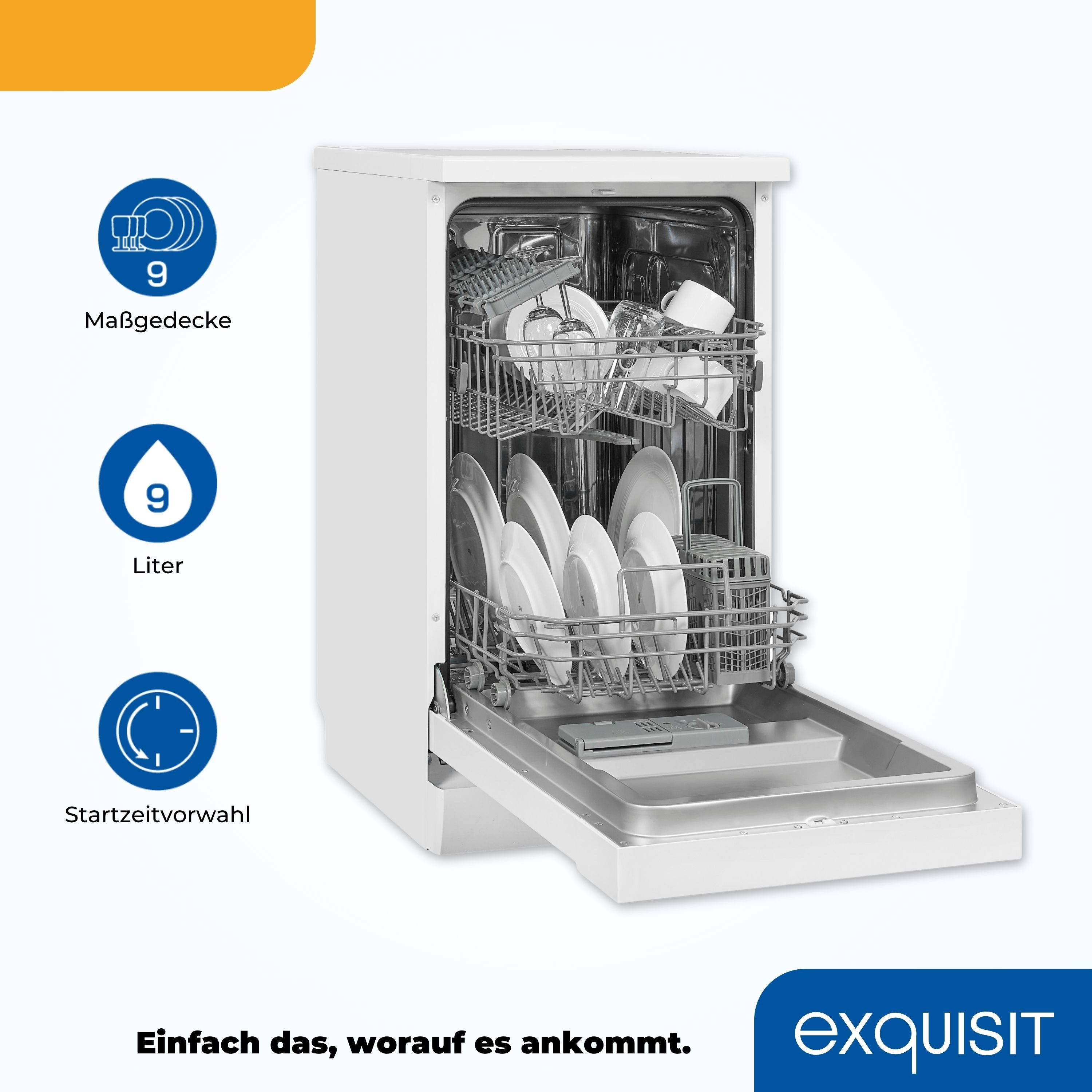 Standgeschirrspüler GSP9109-030E weiss
