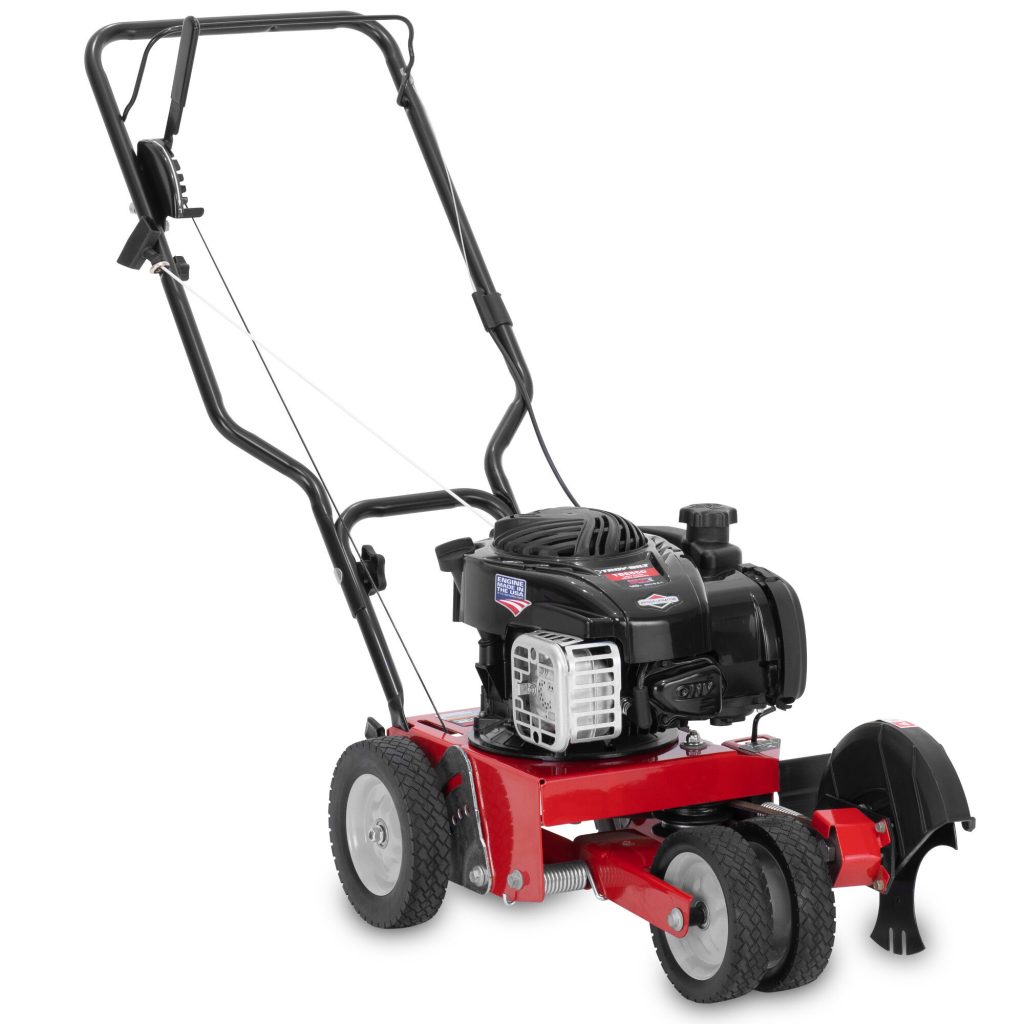Troy-Bilt TBE550 Driveway Edger, 140cc Briggs & Stratton Engine, 9′′ Triple-Edge Blade, 3 Bevel Positions