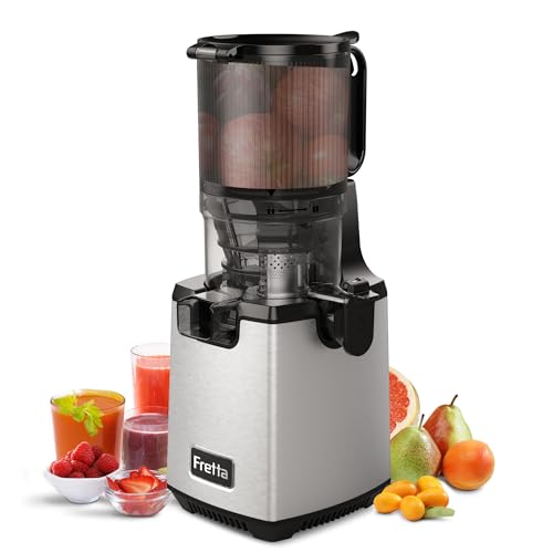 Cold Press Juicer Machines,Fretta Slow Masticating Juicers with 5.3