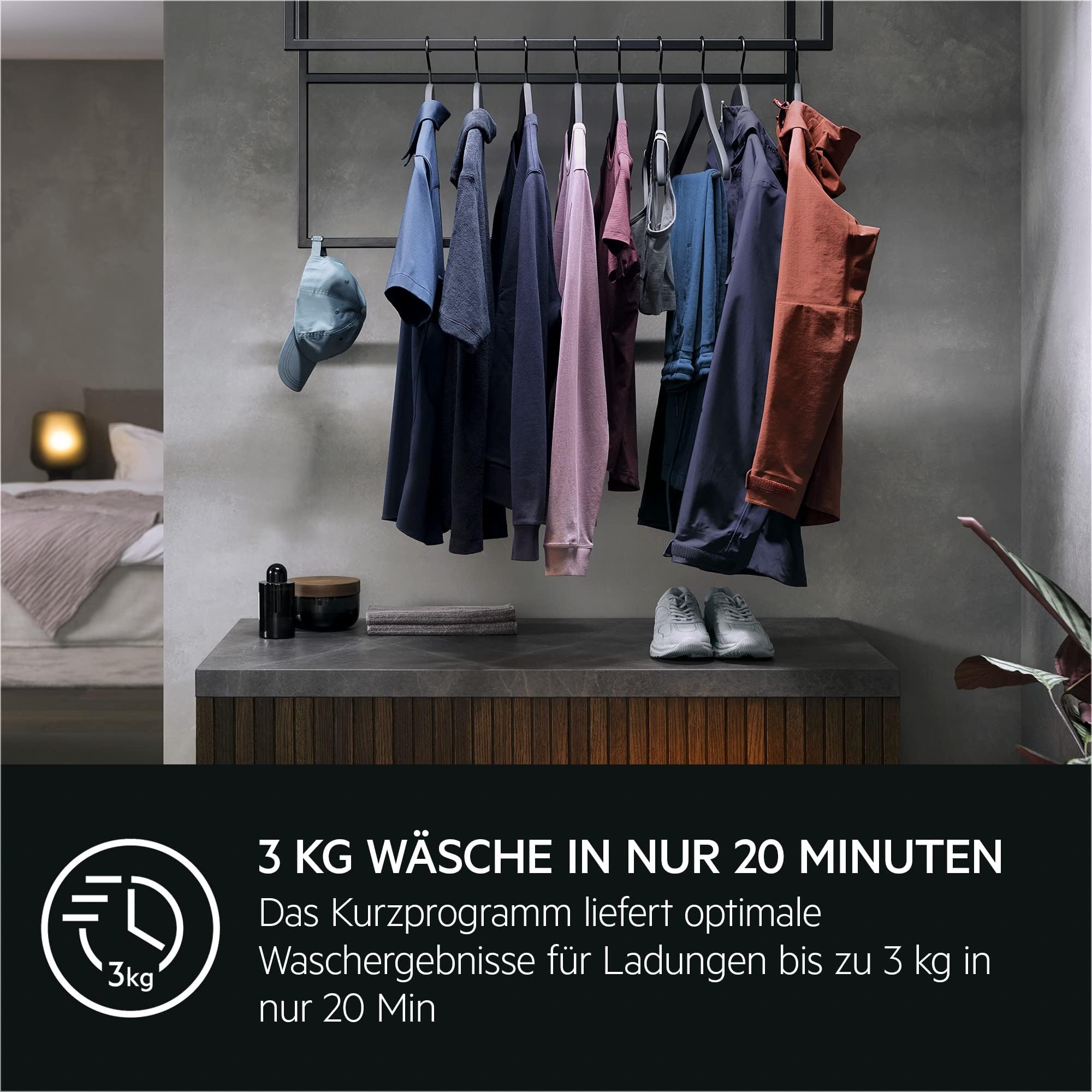 Waschmaschine 8 kg Serie 6000 L6AMZ48FL mit ProSense Mengenautomatik und Anti-Allergie-Programm
