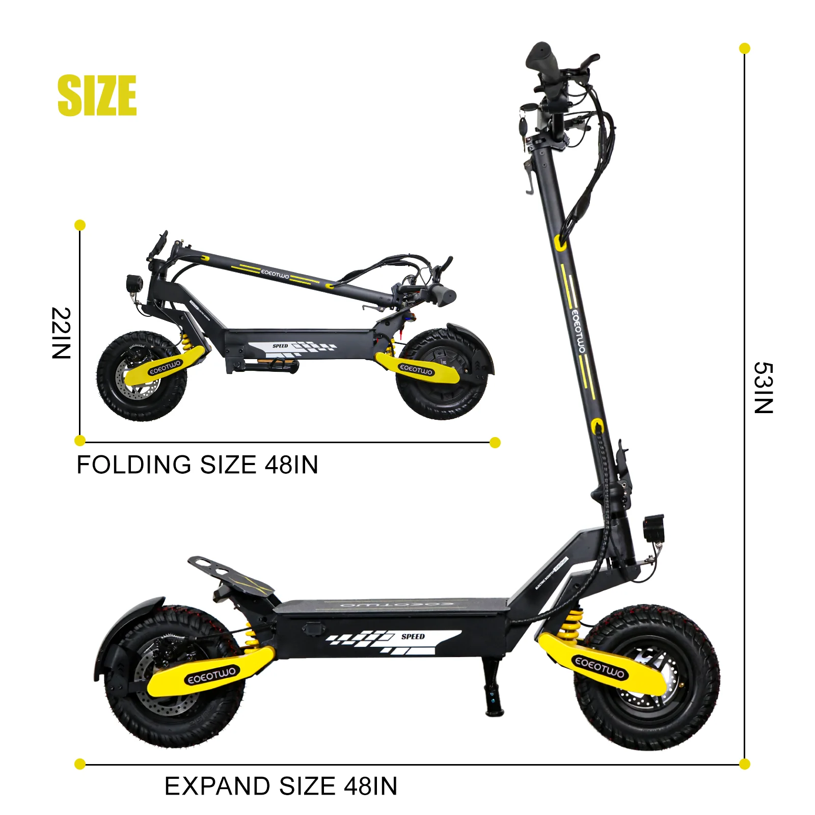 Off Road Electric Scooter for Adults, 1200W Motor Fast E Scooter, Up to 28MPH Top Speed & 20Miles Long Range, 11