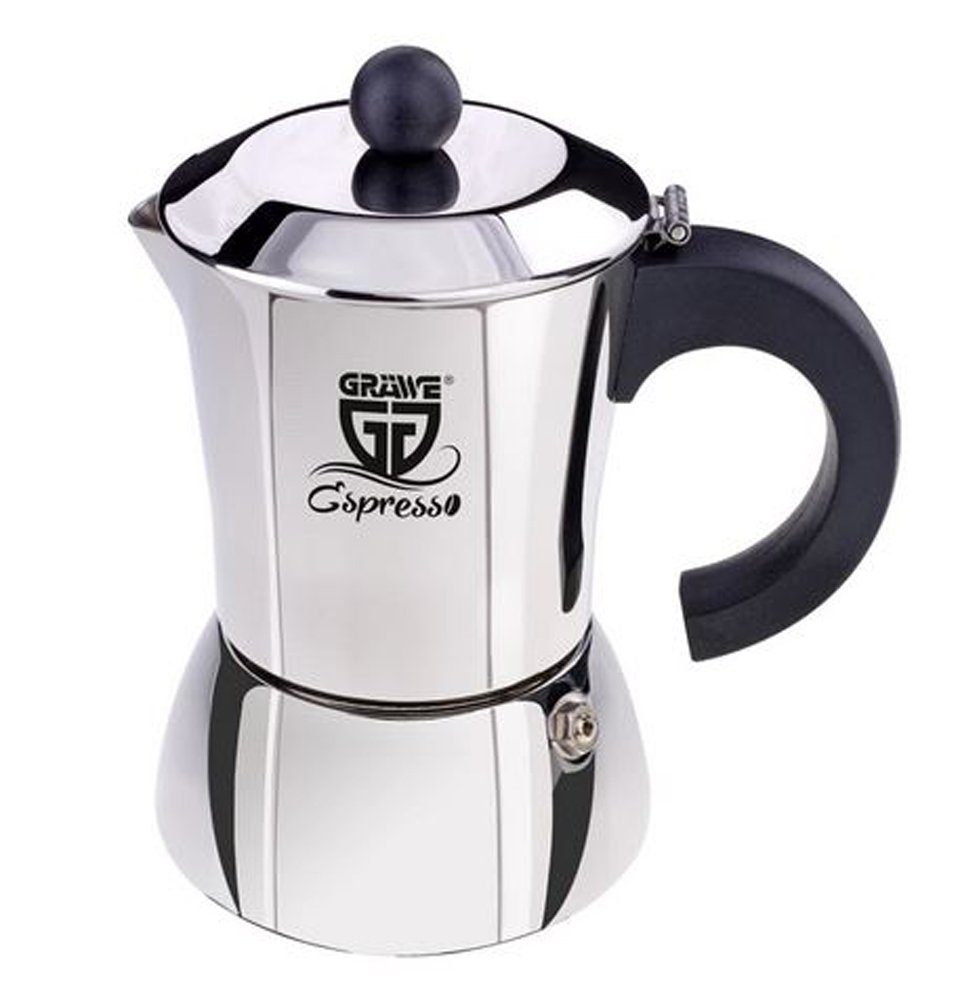 Espressokocher GRÄWE Espressokocher aus Edelstahl